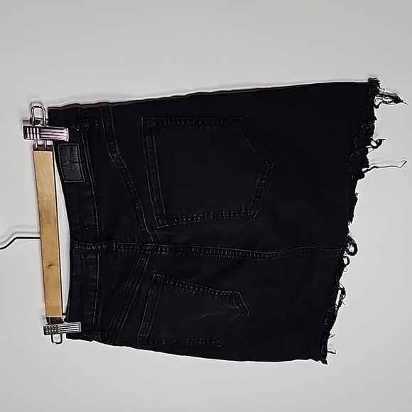 Garage small black jean skirt - Picture 3 of 6